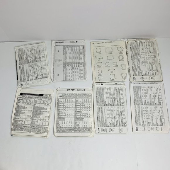 Lot Of 8 Vintage Sewing Patterns 1990s Simplicity McCall - Picture 3 of 7